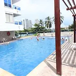 1C-Al3E Apartamento De 1 Alcoba Cerca Al Mar Con Aire Acondicionado, Piscina Y Wifi